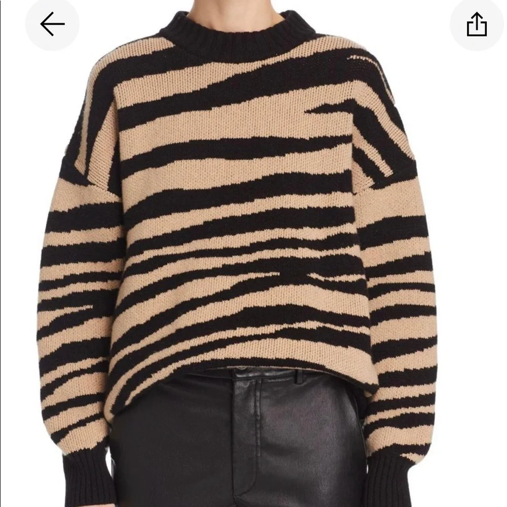 Anine Bing Cheyenne Cashmere Sweater Size L - Picture 7 of 8